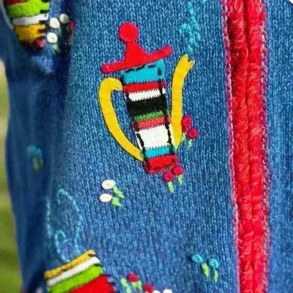 Vintage Susan Bristol sweater vest. Teapots. Whimsy. Quirky. Ugly sweater - Picture 13 of 13